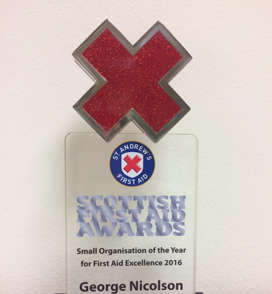 Scottish First Aid Awards 2016