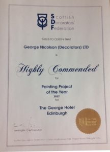 SDF Highly Commended Painting Project of the Year 2018